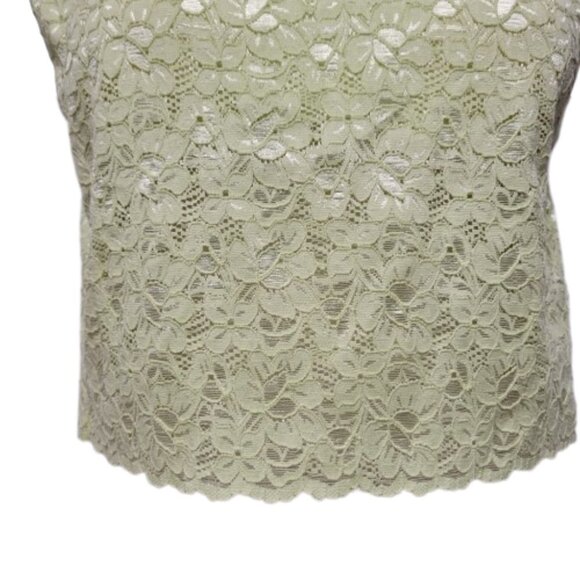 Lace Cami Crop Top Lace Bralette Stretchy Lace Camisole Lace Crop Tank Top - NEW - Picture 14 of 15